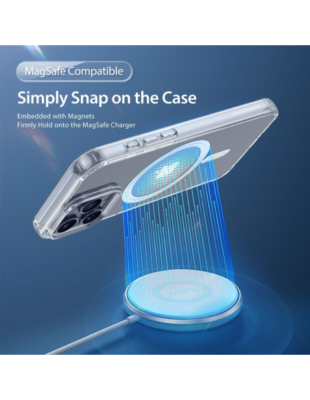 DUX DUCIS Clin - Case transparente compatible MagSafe pour iPhone 16 Pro Max