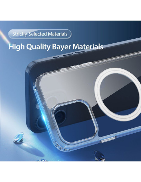 DUX DUCIS Clin - Case transparente compatible MagSafe pour iPhone 16 Pro Max