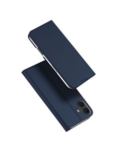 DUX DUCIS Skin Pro - Coque à rabat pour Apple iPhone 16 bleu