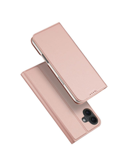 DUX DUCIS Skin Pro - Coque à rabat pour Apple iPhone 16 Plus rose