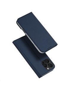 DUX DUCIS Skin Pro - Coque à rabat pour Apple iPhone 16 Pro bleu