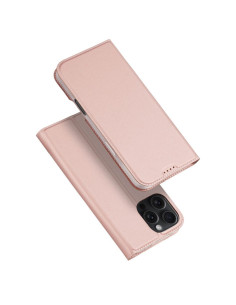 DUX DUCIS Skin Pro - Coque à rabat pour Apple iPhone 16 Pro rose