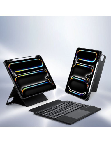 DUX DUCIS DK Case pliante avec clavier sans fil pour iPad Pro 11 (2024) noir