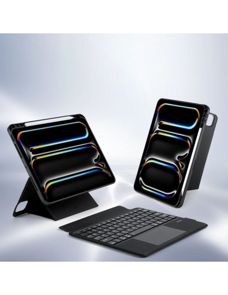 DUX DUCIS DK Case pliante avec clavier sans fil pour iPad Pro 11 (2024) noir
