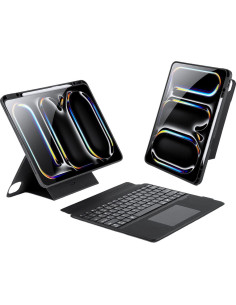 DUX DUCIS DK Case pliante avec clavier sans fil pour iPad Pro 13 (2024) noir