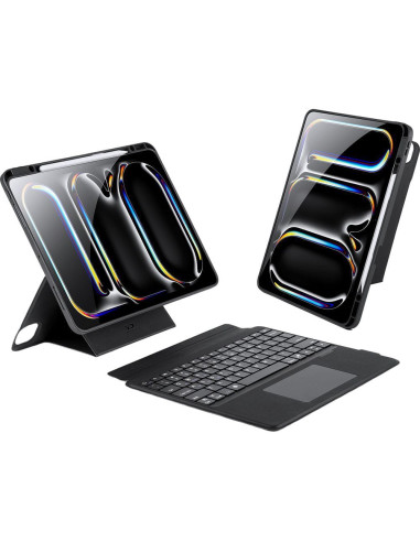 DUX DUCIS DK Case pliante avec clavier sans fil pour iPad Pro 13 (2024) noir