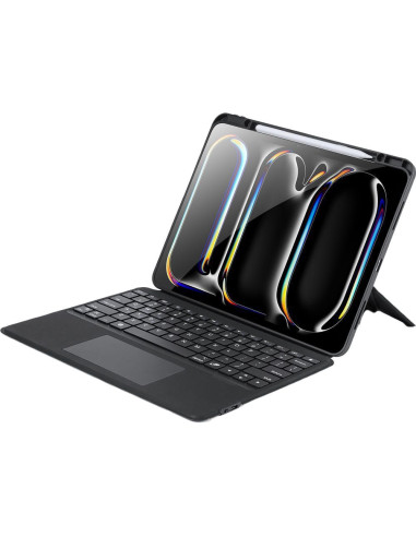DUX DUCIS DK Case pliante avec clavier sans fil pour iPad Pro 13 (2024) noir