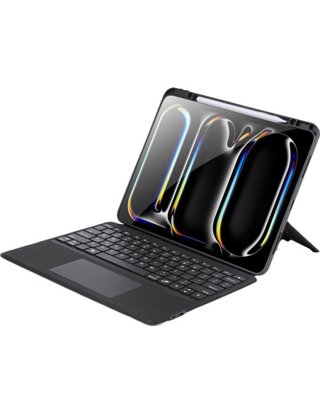 DUX DUCIS DK Case pliante avec clavier sans fil pour iPad Pro 13 (2024) noir