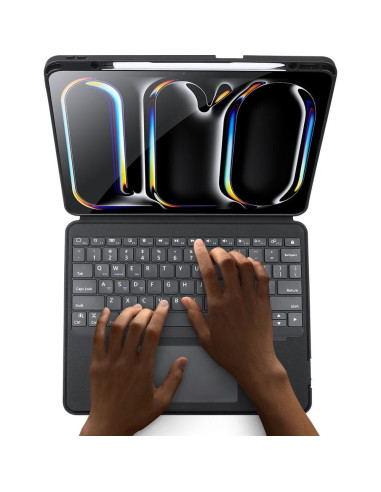 DUX DUCIS DK Case pliante avec clavier sans fil pour iPad Pro 13 (2024) noir