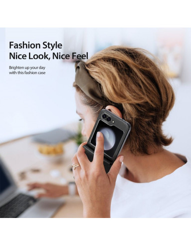 DUX DUCIS BRIL Coque pour SAMSUNG Z Flip6 5G noir