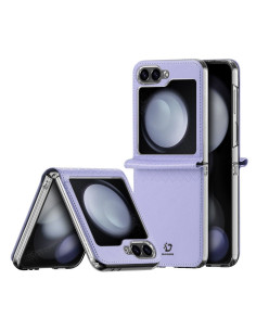 DUX DUCIS Bril - Case en cuir pour Samsung Galaxy Z Flip6 5G violet