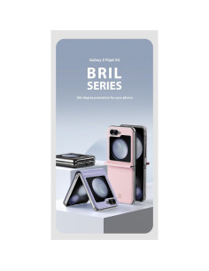 DUX DUCIS Bril - Case en cuir pour Samsung Galaxy Z Flip6 5G violet 2