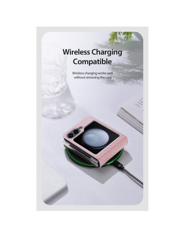 DUX DUCIS BRIL Coque pour SAMSUNG Z Flip6 5G rose