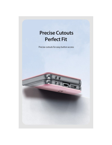 DUX DUCIS BRIL Coque pour SAMSUNG Z Flip6 5G rose