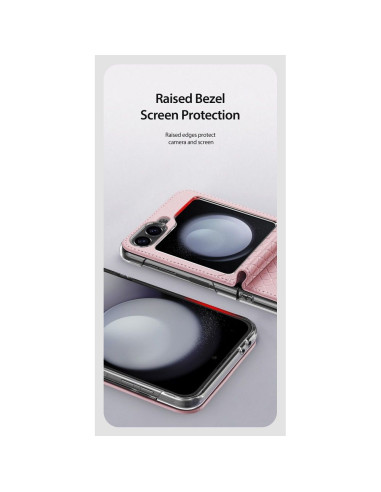 DUX DUCIS BRIL Coque pour SAMSUNG Z Flip6 5G rose
