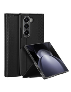 DUX DUCIS Bril - Case en cuir pour Samsung Galaxy Z Fold6 5G noir