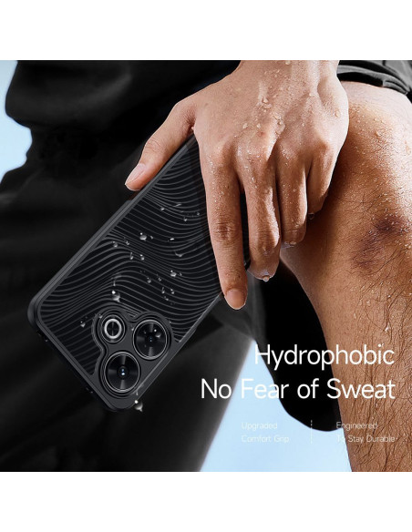 DUX DUCIS Aimo - Case blindée pour Redmi 13 noir