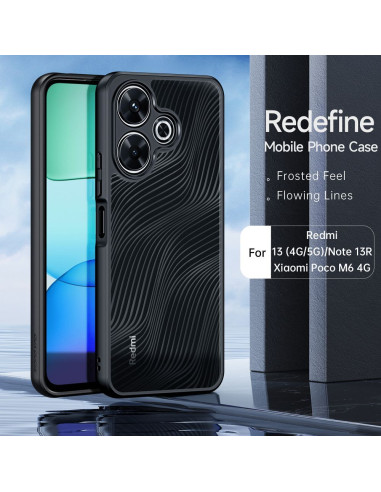 DUX DUCIS Aimo - Case blindée pour Redmi 13 noir