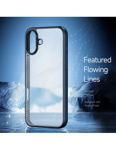 DUX DUCIS Aimo Mag - Case blindée compatible avec MagSafe pour Apple iPhone 16 Plus noir