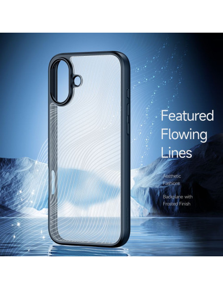 DUX DUCIS Aimo Mag - Case blindée compatible avec MagSafe pour Apple iPhone 16 Plus noir
