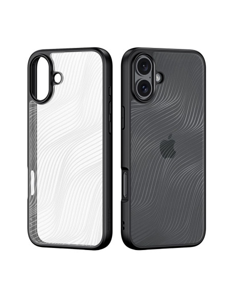 DUX DUCIS Aimo Mag - Case blindée compatible avec MagSafe pour Apple iPhone 16 Plus noir