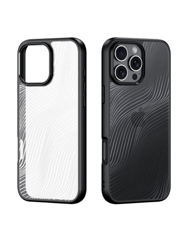 DUX DUCIS Aimo Mag - Case blindée compatible MagSafe pour Apple iPhone 16 Pro noir