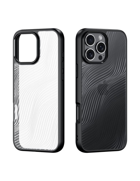 DUX DUCIS Aimo Mag - Case blindée compatible MagSafe pour Apple iPhone 16 Pro noir