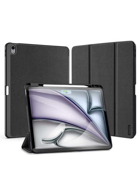 DUX DUCIS DOMO Case pliante avec porte-stylet pour iPad Air 13 (2024) noir