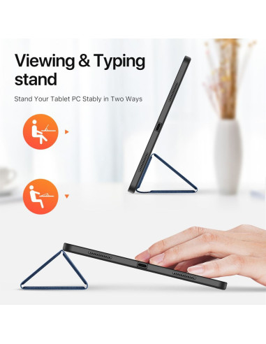 DUX DUCIS DOMO Case pliante avec porte-stylet pour iPad Air 13 (2024) noir