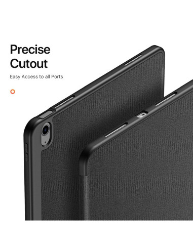 DUX DUCIS DOMO Case pliante avec porte-stylet pour iPad Air 13 (2024) noir