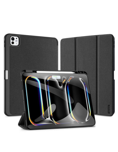 DUX DUCIS DOMO Case pliante avec porte-stylet pour iPad Pro 13 (2024) noir
