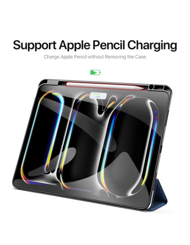 DUX DUCIS DOMO Case pliante avec porte-stylet pour iPad Pro 13 (2024) noir