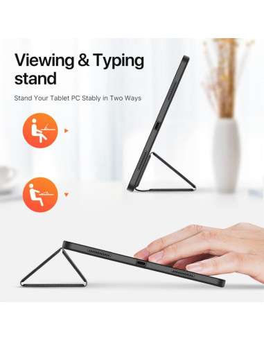 DUX DUCIS DOMO Case pliante avec porte-stylet pour iPad Pro 13 (2024) noir