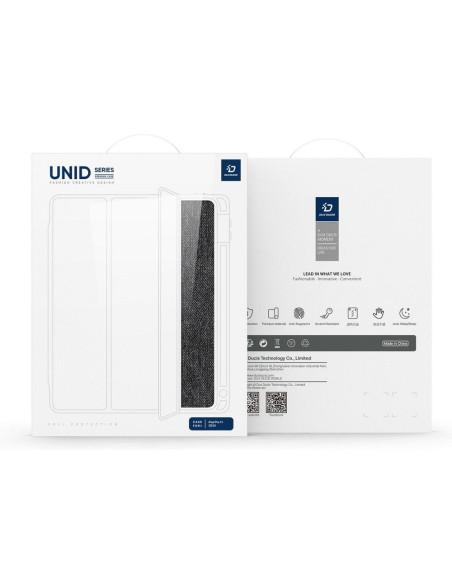 DUX DUCIS UNID Case pliante avec porte-stylet pour iPad Pro 11 (2024) noir