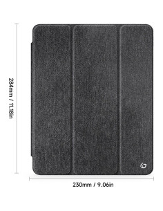 DUX DUCIS UNID Case pliante avec porte-stylet pour iPad Pro 13 (2024) noir 2