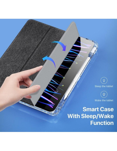 DUX DUCIS UNID Case pliante avec porte-stylet pour iPad Pro 13 (2024) noir