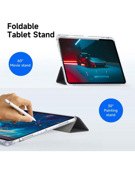 DUX DUCIS UNID Case pliante avec porte-stylet pour iPad Pro 13 (2024) noir