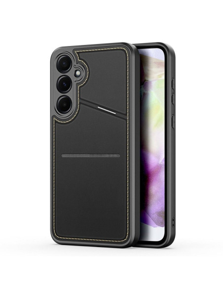 DUX DUCIS RAFI II Coque MAG avec support compatible avec MagSafe pour SAMSUNG A35 noir