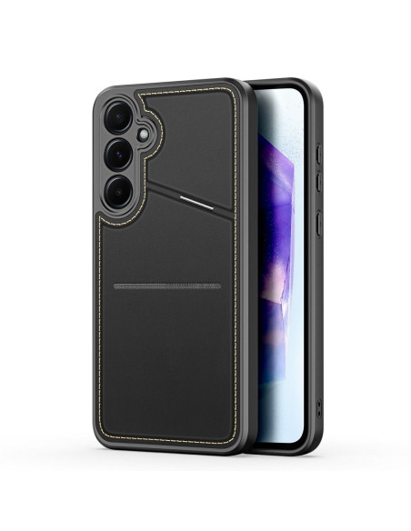 DUX DUCIS RAFI II Coque MAG avec support compatible avec MagSafe pour SAMSUNG A55 noir