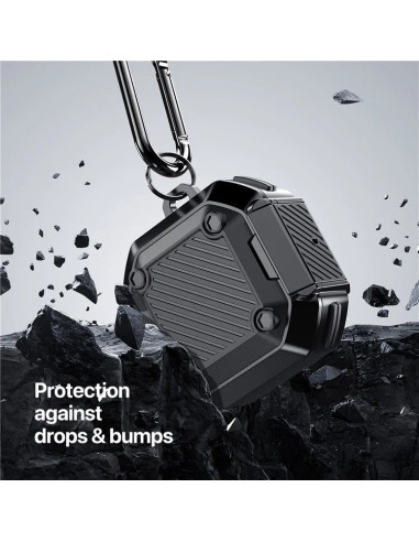 DUX DUCIS SECG - Coque de protection pour Samsung Galaxy Buds Live/Buds PRO/Buds2/Buds2 Pro 3 noir