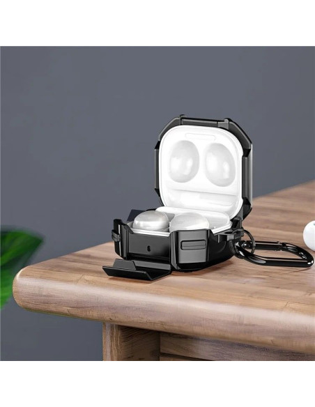 DUX DUCIS SECG - Coque de protection pour Samsung Galaxy Buds Live/Buds PRO/Buds2/Buds2 Pro 3 noir