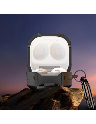 DUX DUCIS SECG - Coque de protection pour Samsung Galaxy Buds Live/Buds PRO/Buds2/Buds2 Pro 3 noir