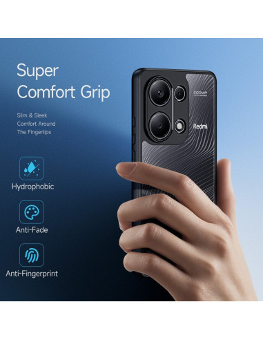DUX DUCIS Aimo - Case blindée pour Redmi Note 13 Pro 4G noir
