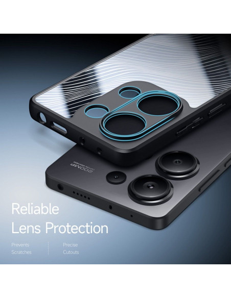 DUX DUCIS Aimo - Case blindée pour Redmi Note 13 Pro 4G noir