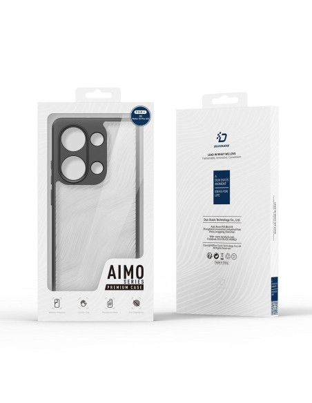 DUX DUCIS Aimo - Case blindée pour Redmi Note 13 Pro 4G noir