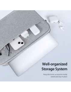 DUX DUCIS LBDB - Coque pour ordinateur portable 13-13.9" Étui horizontal - Gris clair 2