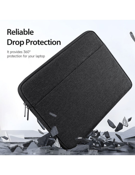 DUX DUCIS LBDB - Coque pour ordinateur portable 13-13.9" Étui horizontal - Noir