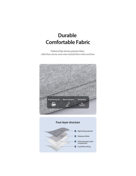 DUX DUCIS LBTC - Sacoche pour ordinateur portable 13-13.9" Horizontal Handbag - gris clair