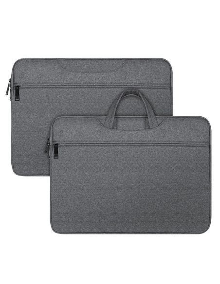 DUX DUCIS LBTC - Sacoche pour ordinateur portable 15.5-16 Sac à main horizontal - gris foncé