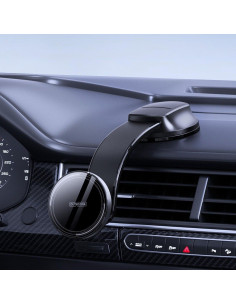 DUZZONA V3 - Support voiture à induction compatible avec MagSafe 15W noir 2